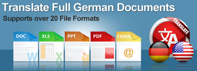 German Full Document Translator