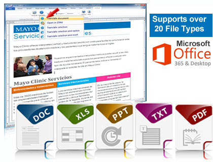 Translate Different Document Formats