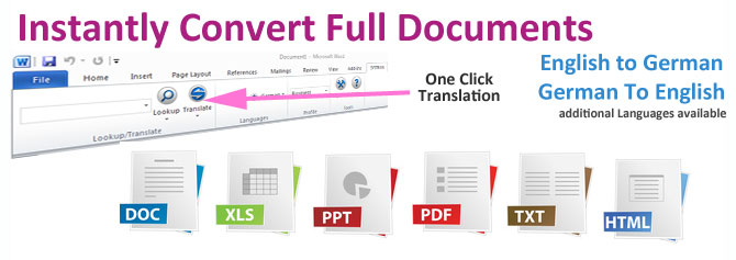 Convert Full German Documents