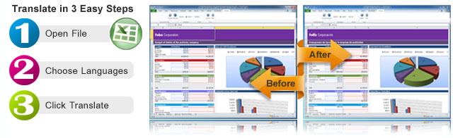 Excel Before and After Translation