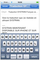 Iphone Translator screen