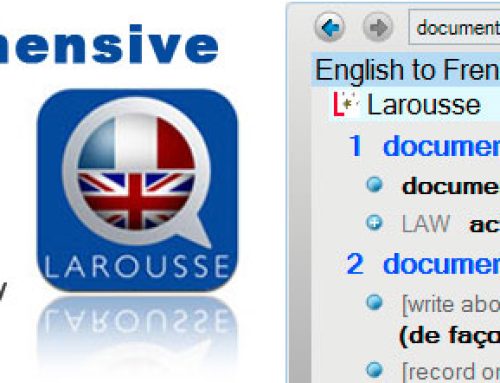 Larousse dictionary FREE with our French translation software